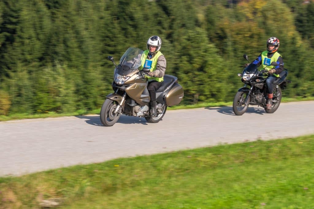 Unterwegs mit den Motorrädern der Fahrschule Auböck