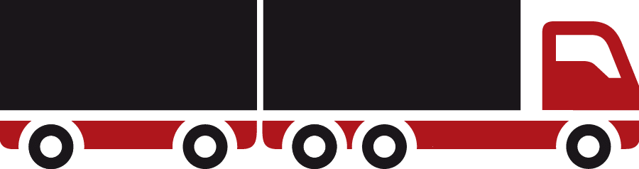 LKW mit Anhänger Icon